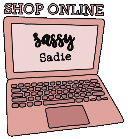 Shop Online Sticker by Sassy Sadie