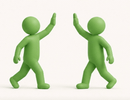 High Five Well Done GIF by Miraye