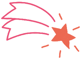 Shooting Star Sticker