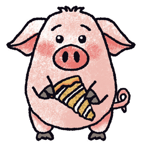 Pink Pig Sticker by Pizza Ranch