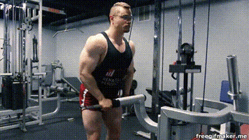 Cable Triceps Pushdown GIF