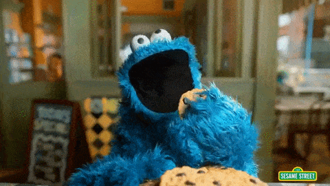 Cookie Monster Cookies GIF by Sesame Street