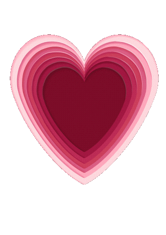 In Love Hearts Sticker