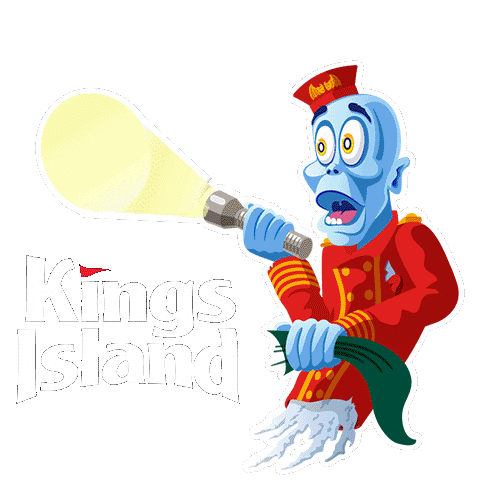 Dark Ride Ki Sticker by Six Flags