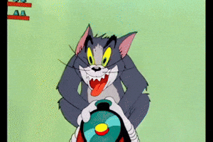Tom And Jerry Train GIF