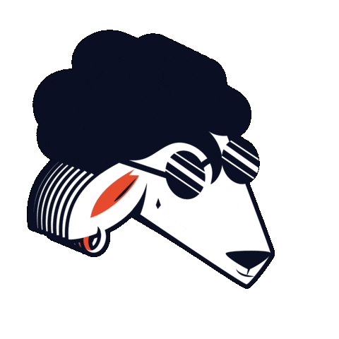 Sheep Sticker by Dablion agency