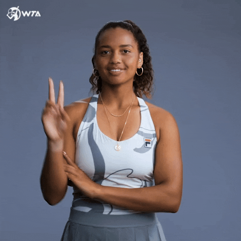Peace Tennis GIF by WTA