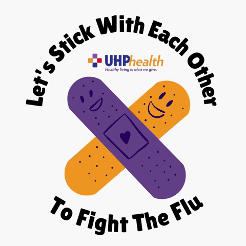 Healthyliving Fightflu GIF by UHPhealth