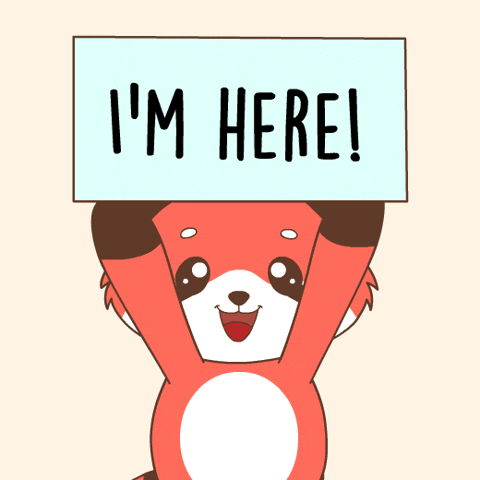 I Arrived Red Panda GIF