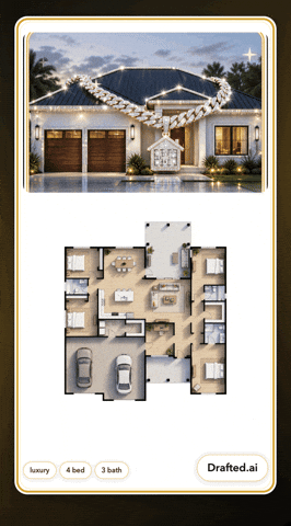 House Blinged Out GIF by DraftedAI