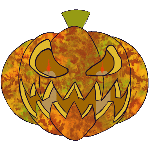 Halloween Pumpkin Sticker by Nitaynamas