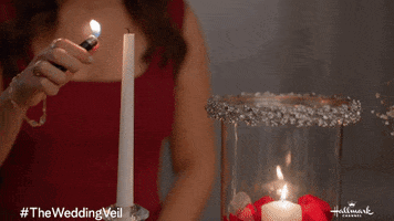 Roses Candle Light GIF by Hallmark Channel