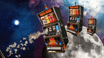 Slot Machine Space GIF by Andrew McMahon in the Wilderness