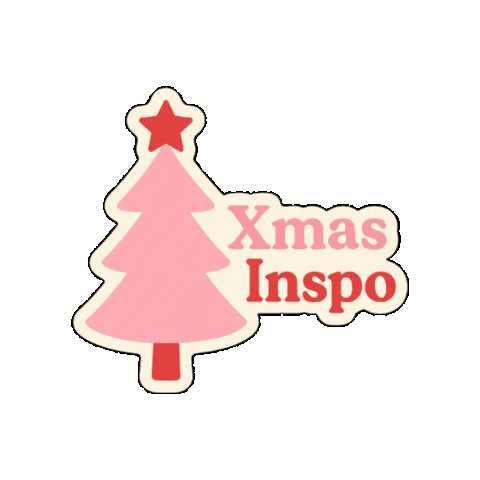 Pink Xmas Sticker by NZ Collab