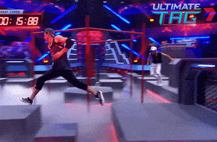 Free Running Gym GIF by UltimateTagAU