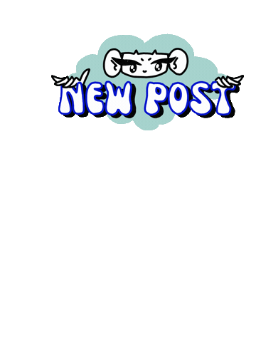 Girl Post Sticker