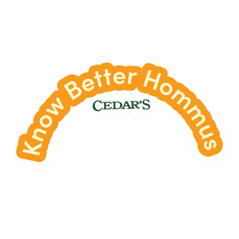 Hummus Cedars Sticker by Cedar's Foods