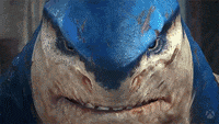 batman shark gif