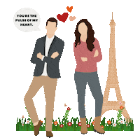 In Love Paris Sticker by Heather Grace Stewart: Funny Romances to Warm Your Heart