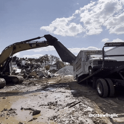 Excavator Junkyard GIF