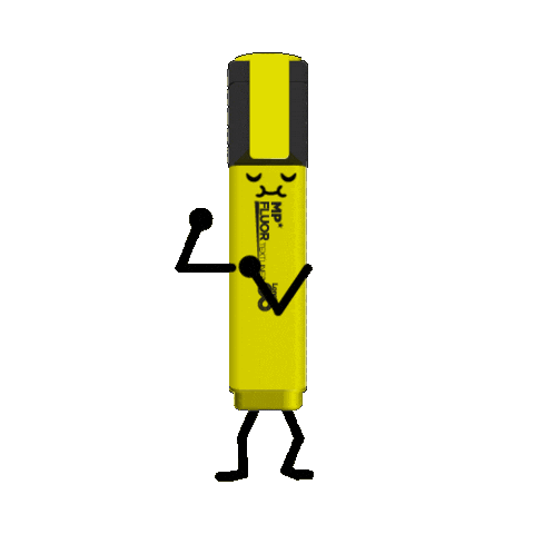 Amarillo Fluor Sticker by MP | Papelería ⭐️