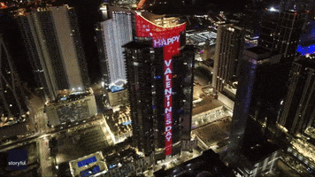 Miami Lights Up GIF by Storyful