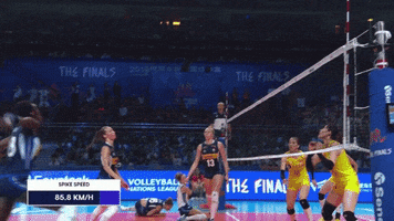 Jumping Take That GIF by Volleyball World