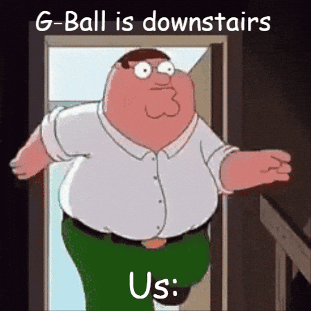 Peter Griffin Stairs GIF