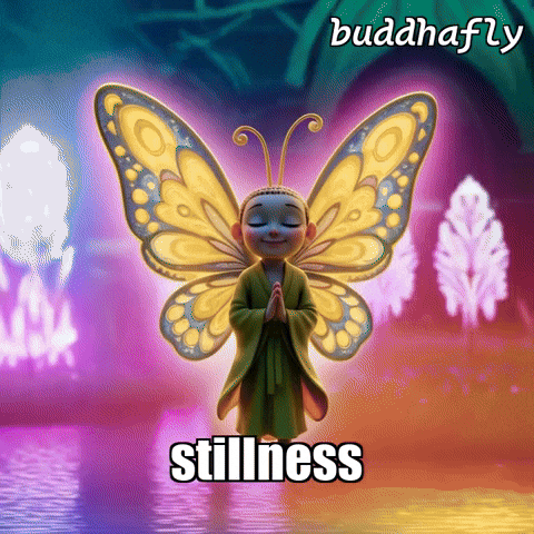 Enlightenment Presence GIF by BuddhaFlyJourney