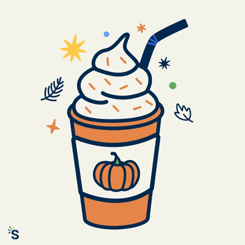 Pumpkin Spice Latte Coffee GIF by Snap Finance