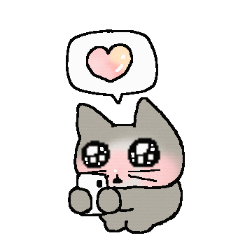 고양이 하트 Sticker