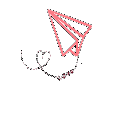 Origami Paper Plane Sticker