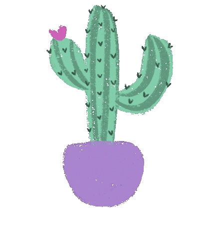 Flower Cactus Sticker
