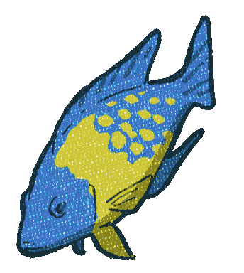 Water Fish Sticker by himHallows