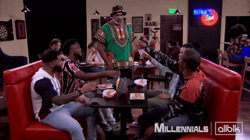 Cheers Millennials GIF by ALLBLK (formerly known as UMC)