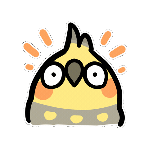 Surprised Stare Sticker