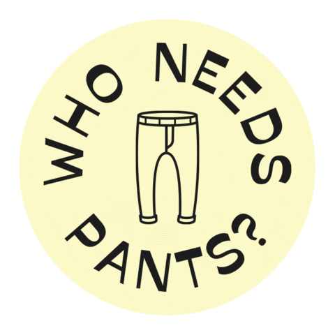 Sticker Pants Sticker by Wall-to-Wall