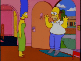 Nervous Homer Simpson GIF