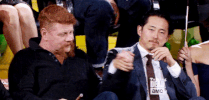 raccoon84 walking dead gleen and abraham GIF