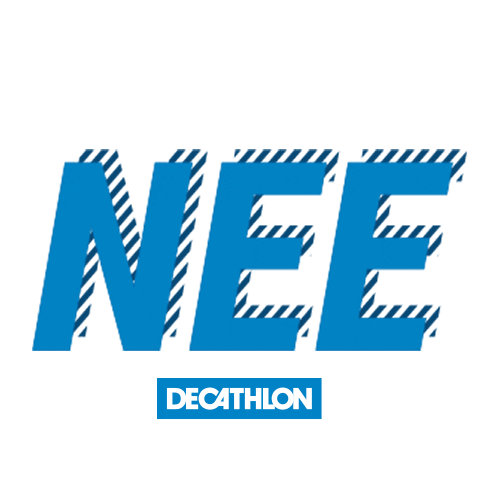 Nee Sticker by Decathlon