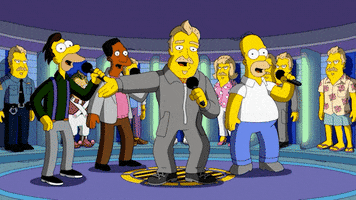 The Simpsons Singing GIF by AniDom