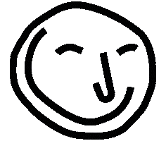 Happy Illustration Sticker