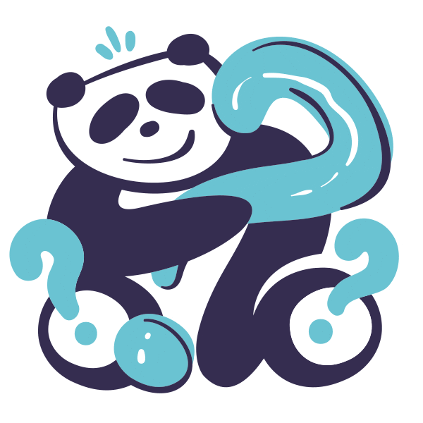Panda Question Sticker by EOSNET