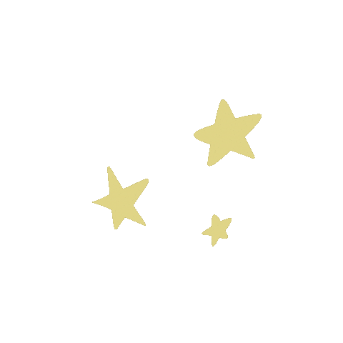 Yellow Stars Sticker