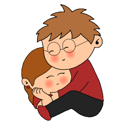 Couple Hug Sticker for iOS & Android | GIPHY