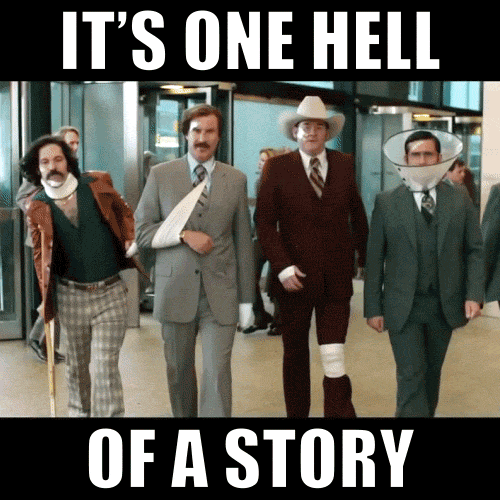 Will Ferrell Brick GIF by Anchorman Movie