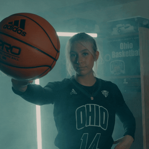 Basketball Women GIF by Ohio Bobcats
