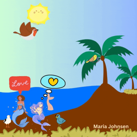 Summer Love GIF by Maria Johnsen