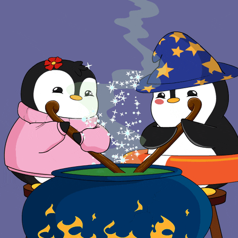 Halloween Cooking GIF by Pudgy Penguins