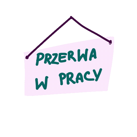 Przerwa Sticker by Frymusja